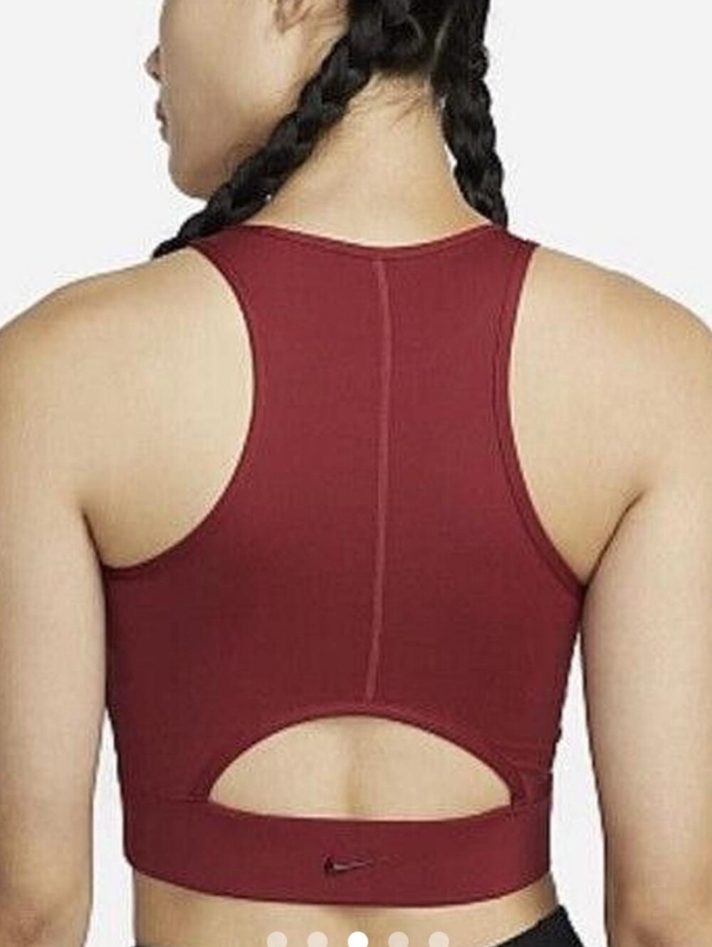 XS Red Nike Dri-FIT Buckle Women's Cropped Training Tank.